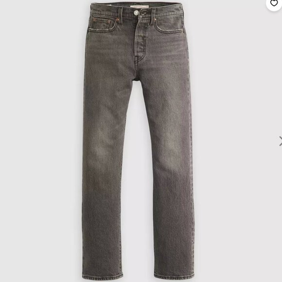 Levi's Premium Wedgie Straight Ankle Women's Raw Hem Jeans Sz 24 - Picture 1 of 12